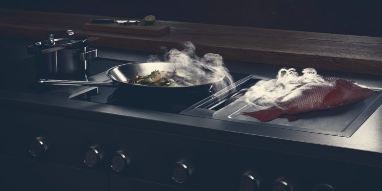 Downdraft-System